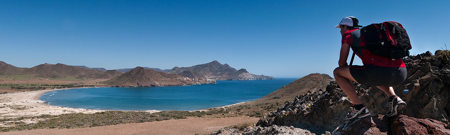 Vista de la playa